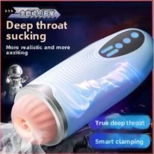 Star and moon deep throat sucking intelligent airplane cup